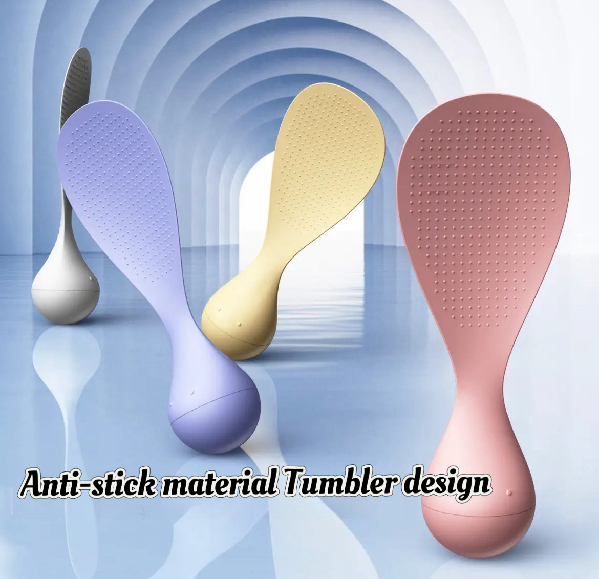 🔥2025 Hot Sale 59% OFF🔥 Food Grade Anti-stick Rice Spoon Standable