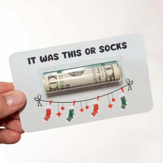 🔥Last Day: BUY 3 GET 1 FREE - 🎅❄Funny Christmas Cash Holder
