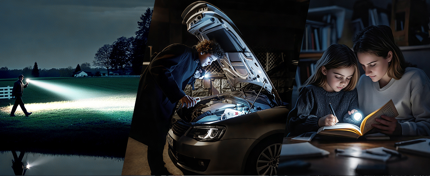 SKYFIRE LED Rechargeable Flashlight