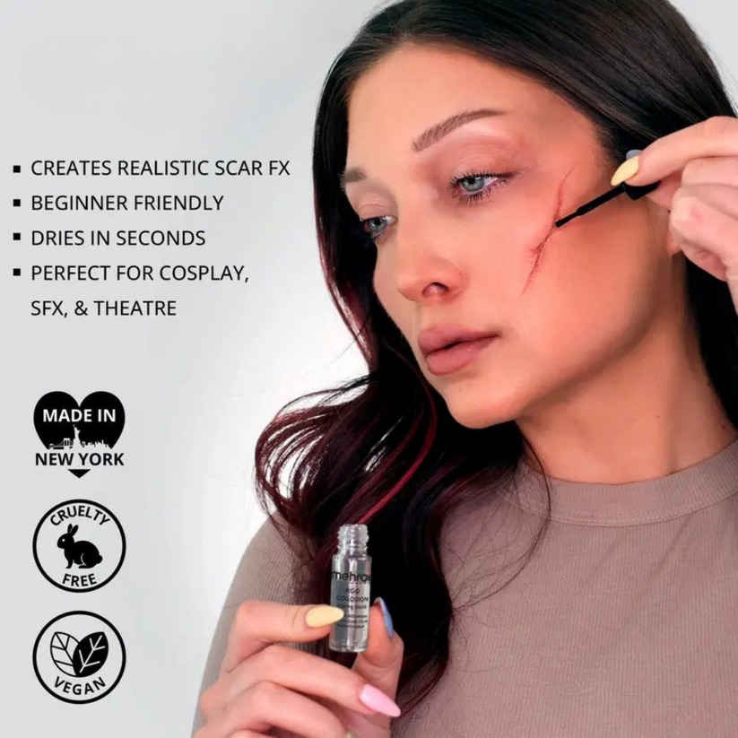Rigid Collodion Scarring Liquid — Realistic Scar Effects (0.125 fl oz / 4 ml)