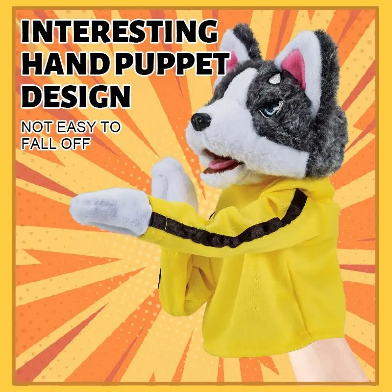 🥊 Boxing Husky Dog Hand Puppet – Fun Interactive Plush Toy for Kids