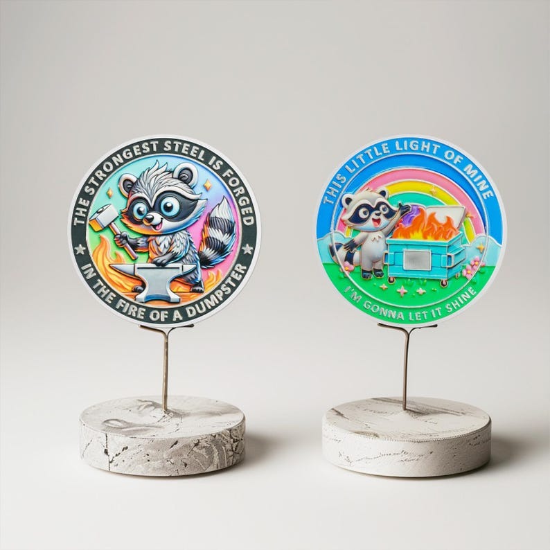 Dumpster Fire Resilience Coin