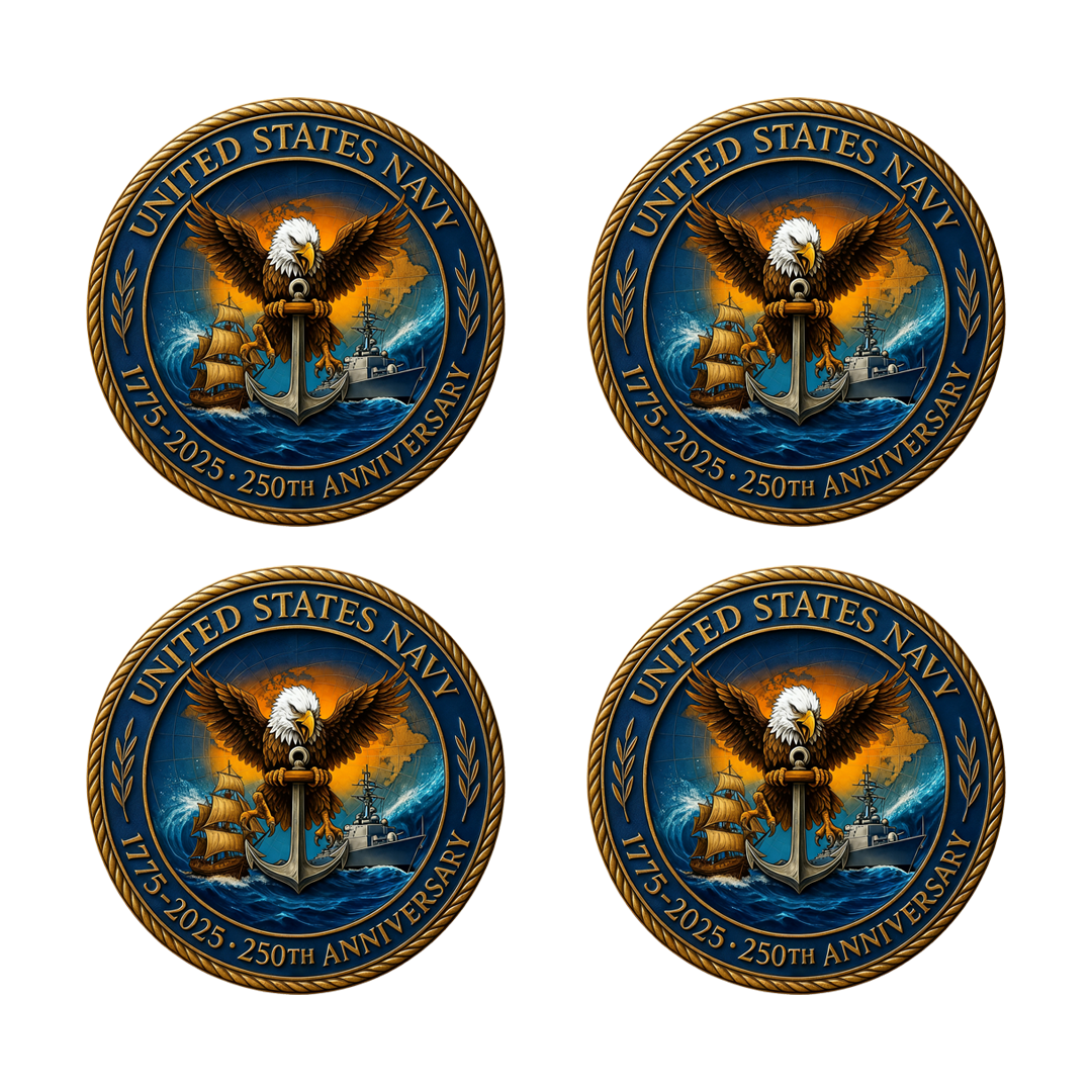 🔥Last Day 49% OFF⚓ U.S. Navy 250th Anniversary Commemorative Coin – 1775–2025