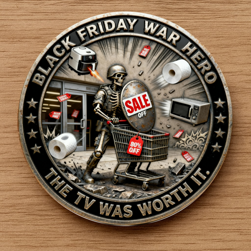 🥇 BLACK FRIDAY SURVIVAL MEDAL