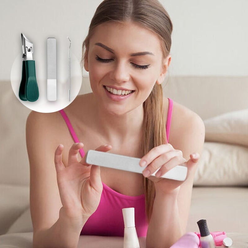 Premium 3-Piece Eagle Beak Nail Clipper Set