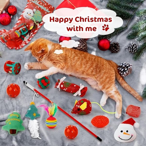 🐱2025 Christmas Countdown Cat Toys Advent Calendar🎄