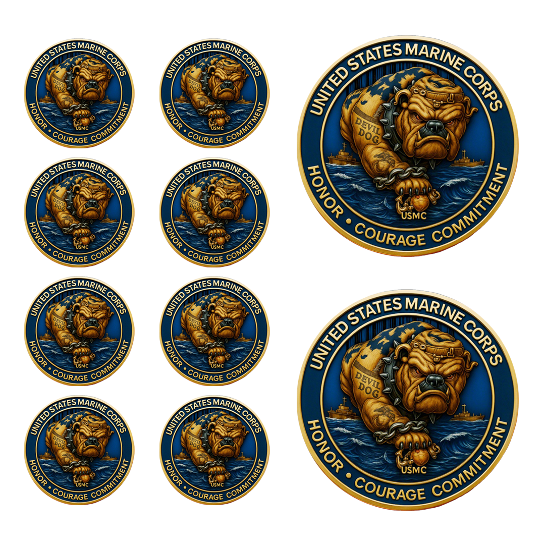 United States Marine Corps "Devil Dog" Commemorative Medal Landing Page