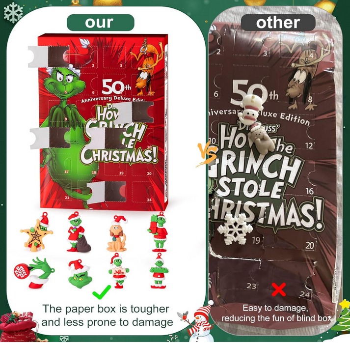 Countdown to Christmas with 24 Days of Surprises — Unbox a new festive collectible every day!