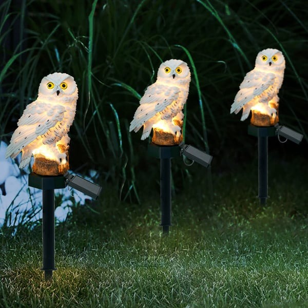  Solar Owl Garden Decorative Landscape Light 