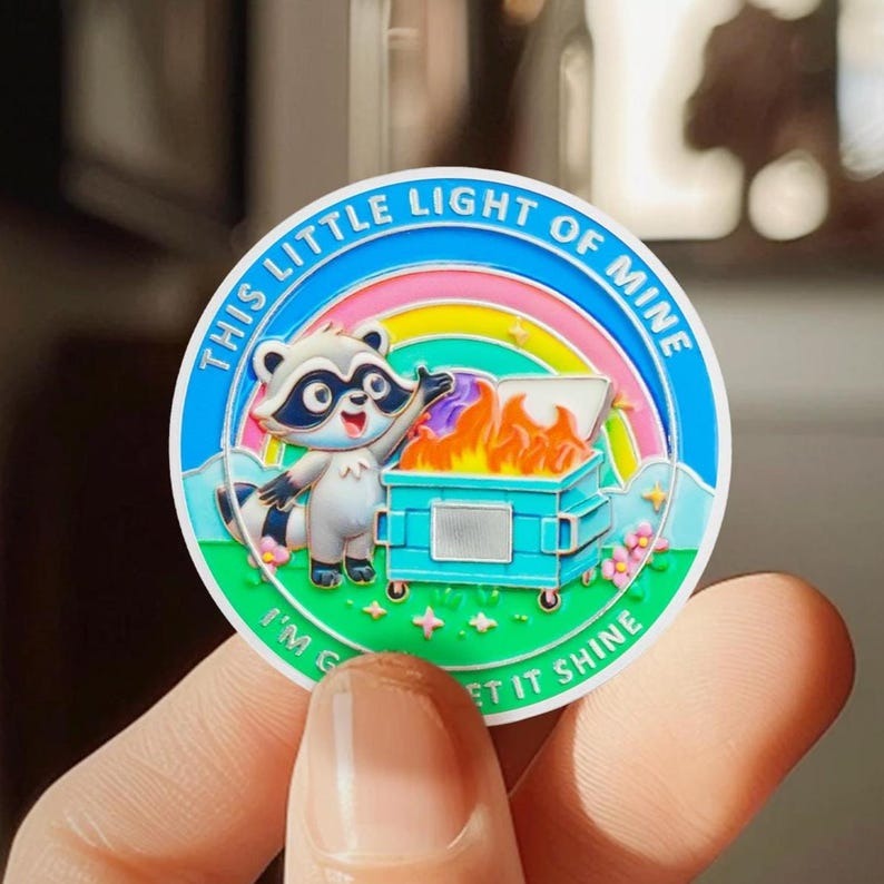 Dumpster Fire Resilience Coin