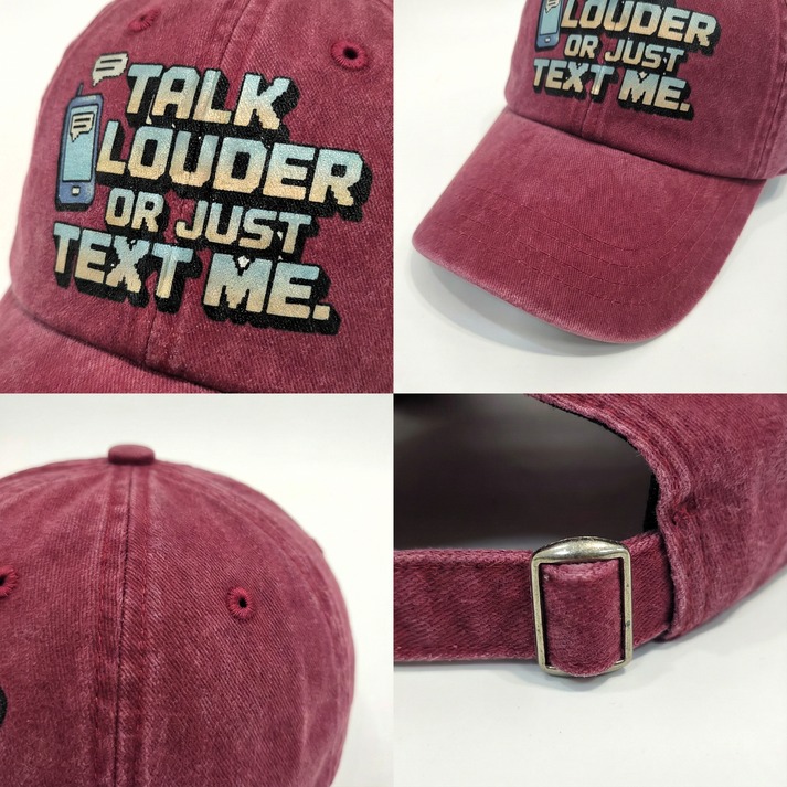 The "Analog Hearing Aid" Cap - Talk Louder Edition