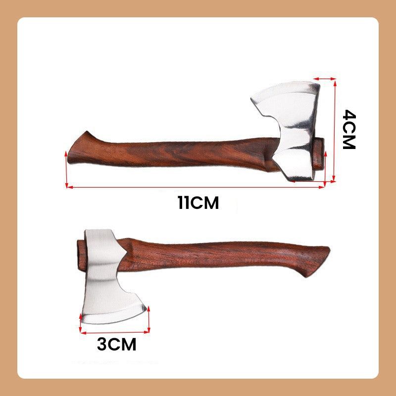 Mini Axe Portable Outdoor Camping Wood Splitting Defense Hand Axe