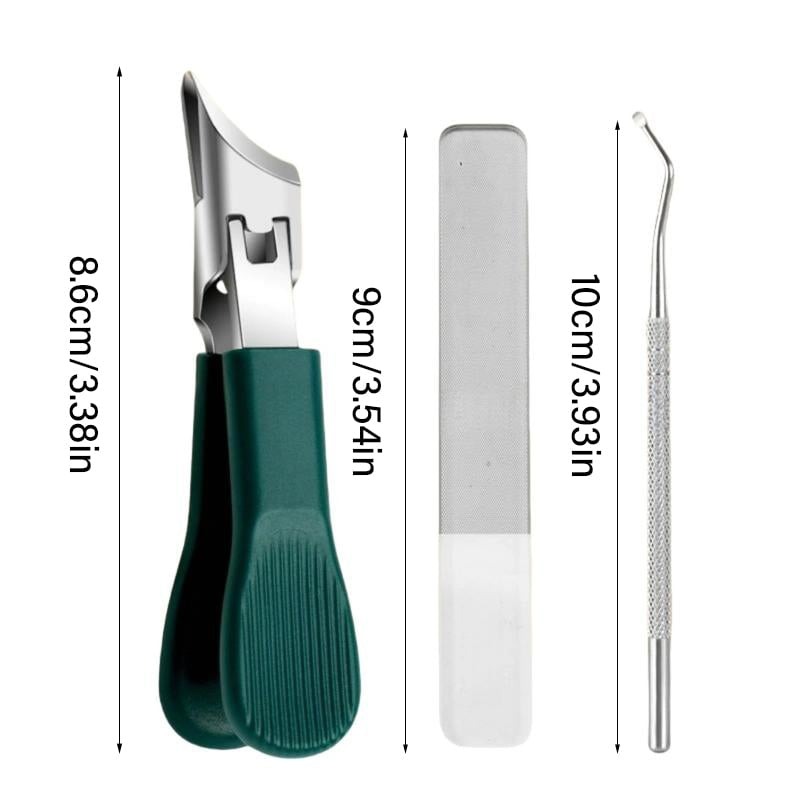 Premium 3-Piece Eagle Beak Nail Clipper Set