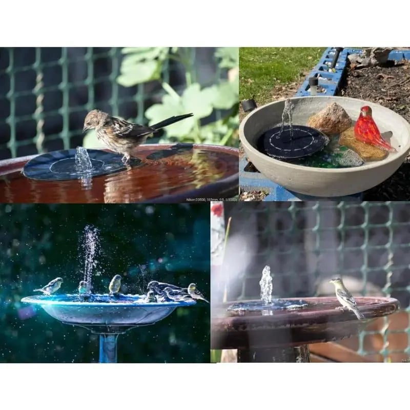 🌞Solar Fountain💧 – Bath Toy For Children, 1.5W Solar Panel Kit Water Pump, 4 Nozzles
