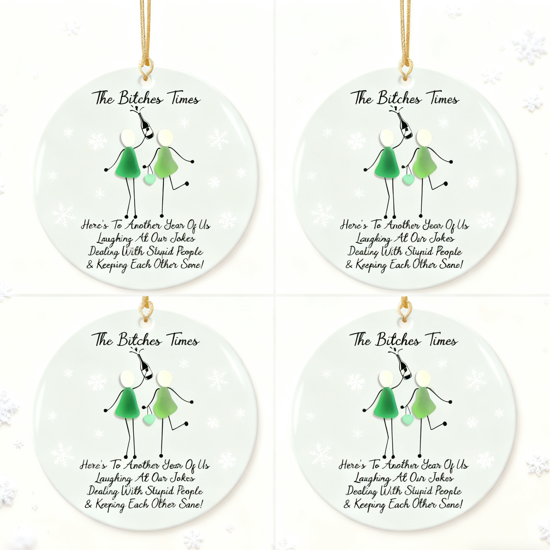 Limit Edition-🎅Christmas Friendship Sea Glass Decoration🎅