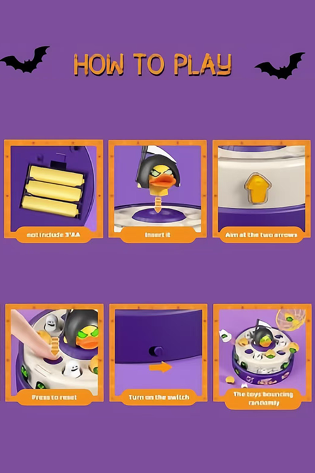 🔥Halloween Pre-Sale – Last Chance! B.Duck Bounce & Catch Board Game, Perfect Birthday & Party Gift 🎃