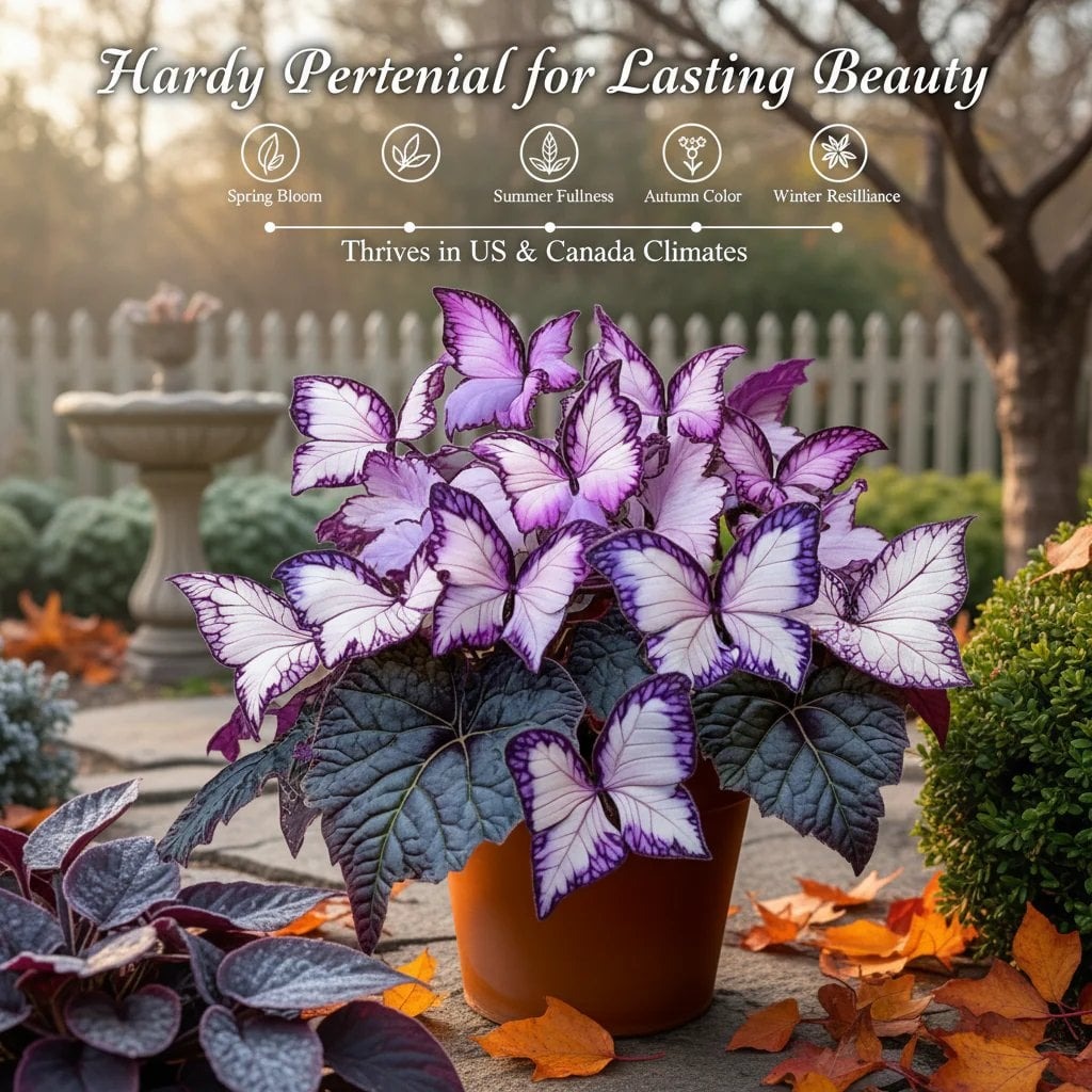 🔥Last Day: BUY 3 GET 1 FREE - 🍃🦋 Butterfly Leaf Hosta Seeds: Add a Touch of Whimsy to Your Garden!(🌿1 pack = 100 Seeds)