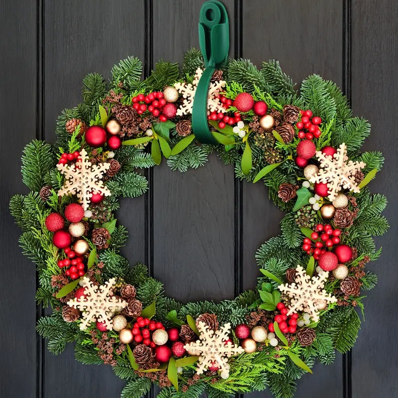 🎄2025 Christmas On Sale✨6 PCS Christmas Silicone Garland Hangers