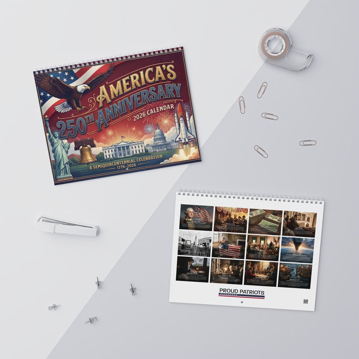 🏆New Year 60% OFF-🌟 America’s 250th Anniversary 2026 Patriotic Calendar 🌟