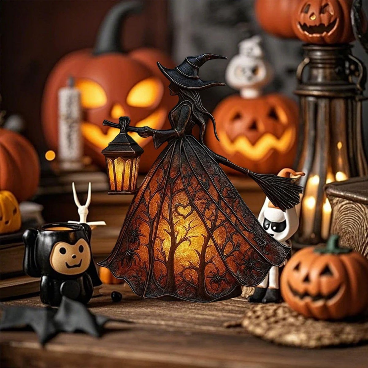 🔥Halloween Pre-Sale 49% Off-🧙‍♀️Halloween Witch Lamp—— BUY 2 FREE SHIPPING
