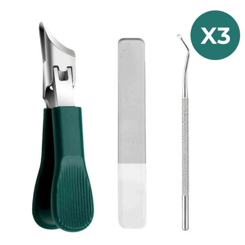 Premium 3-Piece Eagle Beak Nail Clipper Set