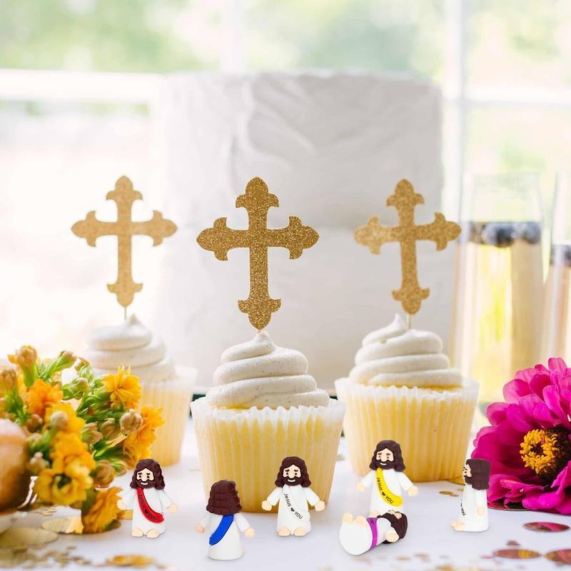 Mini Jesus Figures - Gifts for Halloween Thanksgiving Christm