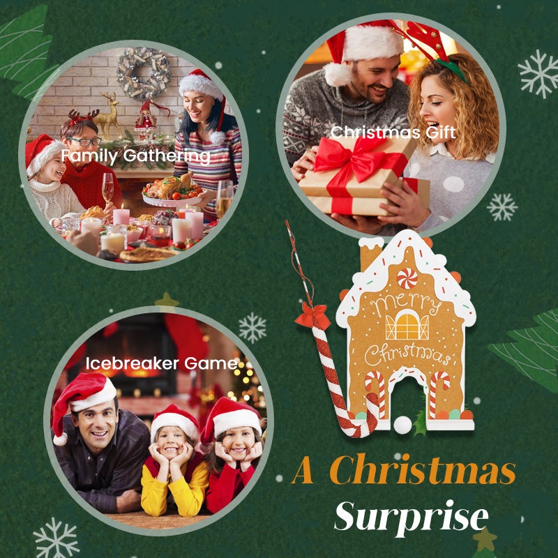 🔥LAST DAY 50% OFF -🎅 Gingerbread Golf Game Set - Best Christmas Game