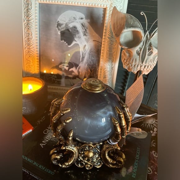 🧙‍♀️🔮MARTHA STEWART NWT LED Lighted Animated Decor Halloween Crystal Ball With Fog (BUY 2 FREE SHIPPING)