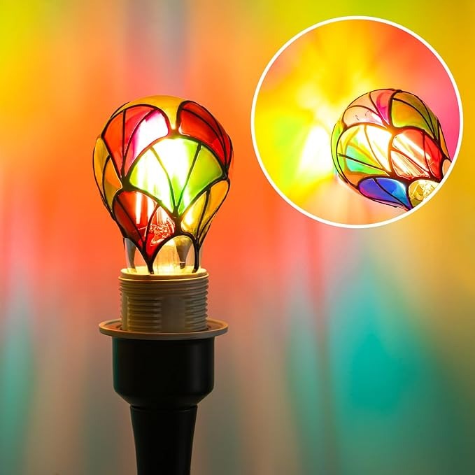 💡Stained glass light bulb