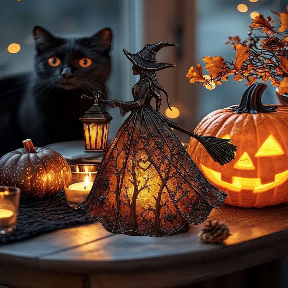 🔥Halloween Pre-Sale 49% Off-🧙‍♀️Halloween Witch Lamp—— BUY 2 FREE SHIPPING