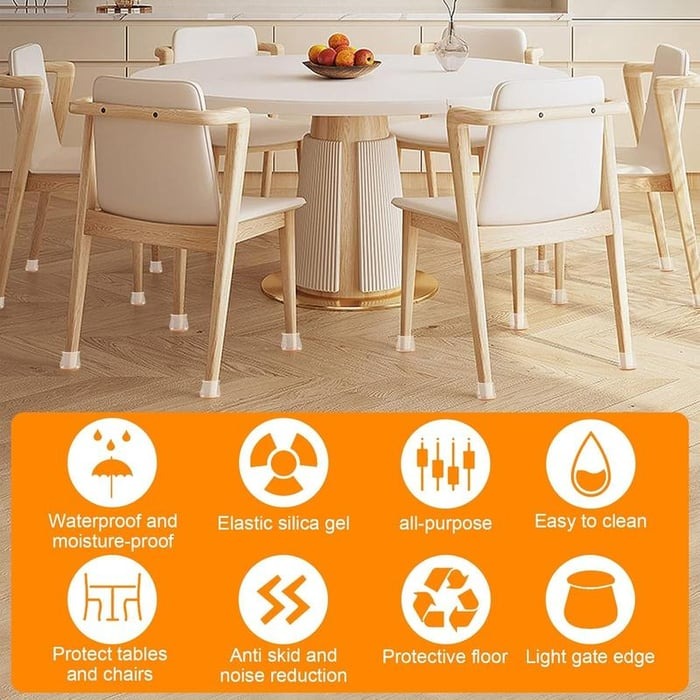 💥LAST DAY SALE 49% OFF💥-Chair rubber mat protects the floor from scratches and noise