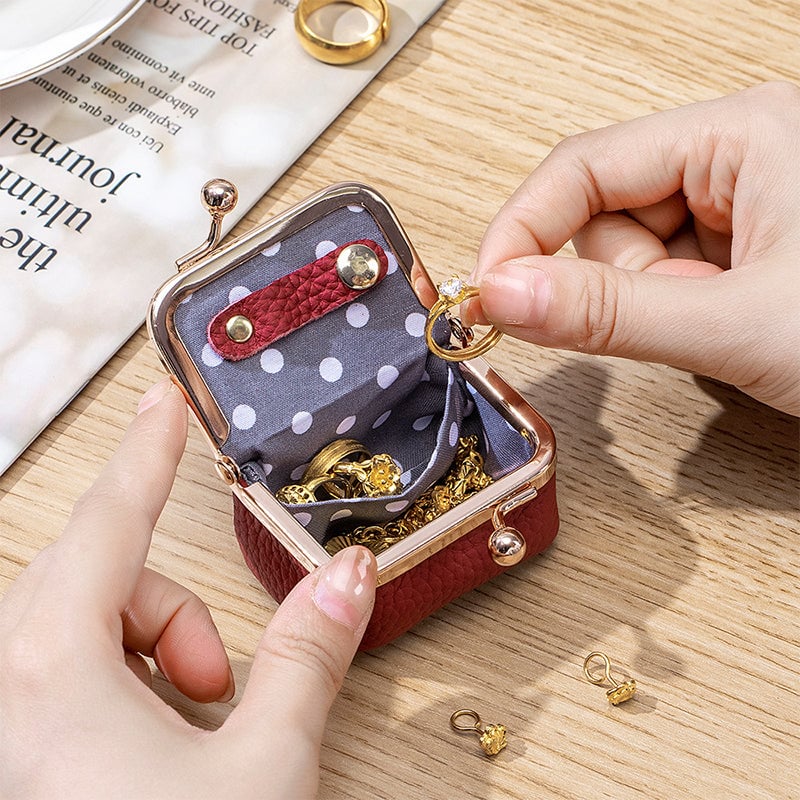 LAST DAY 50% OFF❤Genuine Leather Mini Jewelry Box