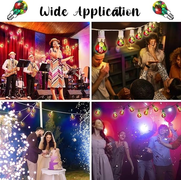 💡Stained glass light bulb