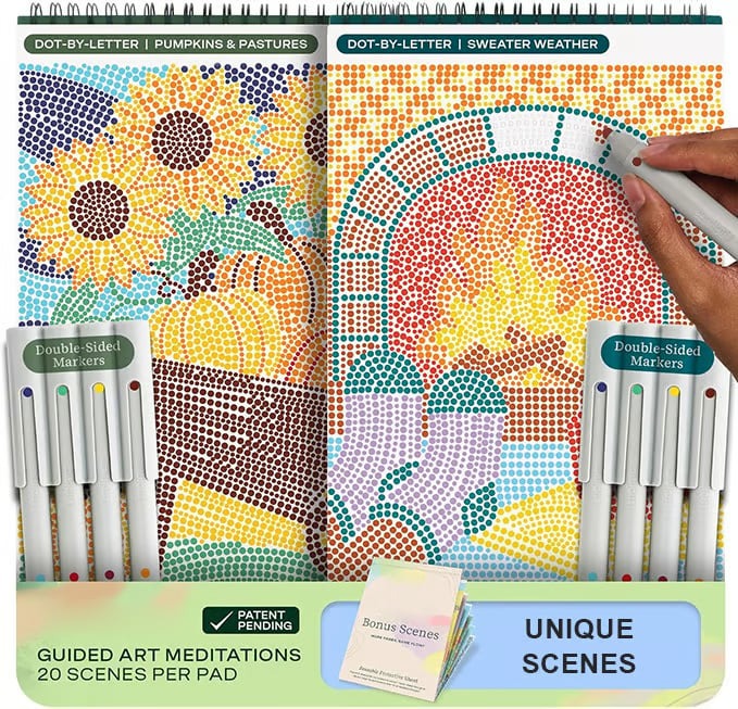 Guided Dot Art Meditations with Markers🖌No Skills Needed 🧘Calms Your Busy Mind
