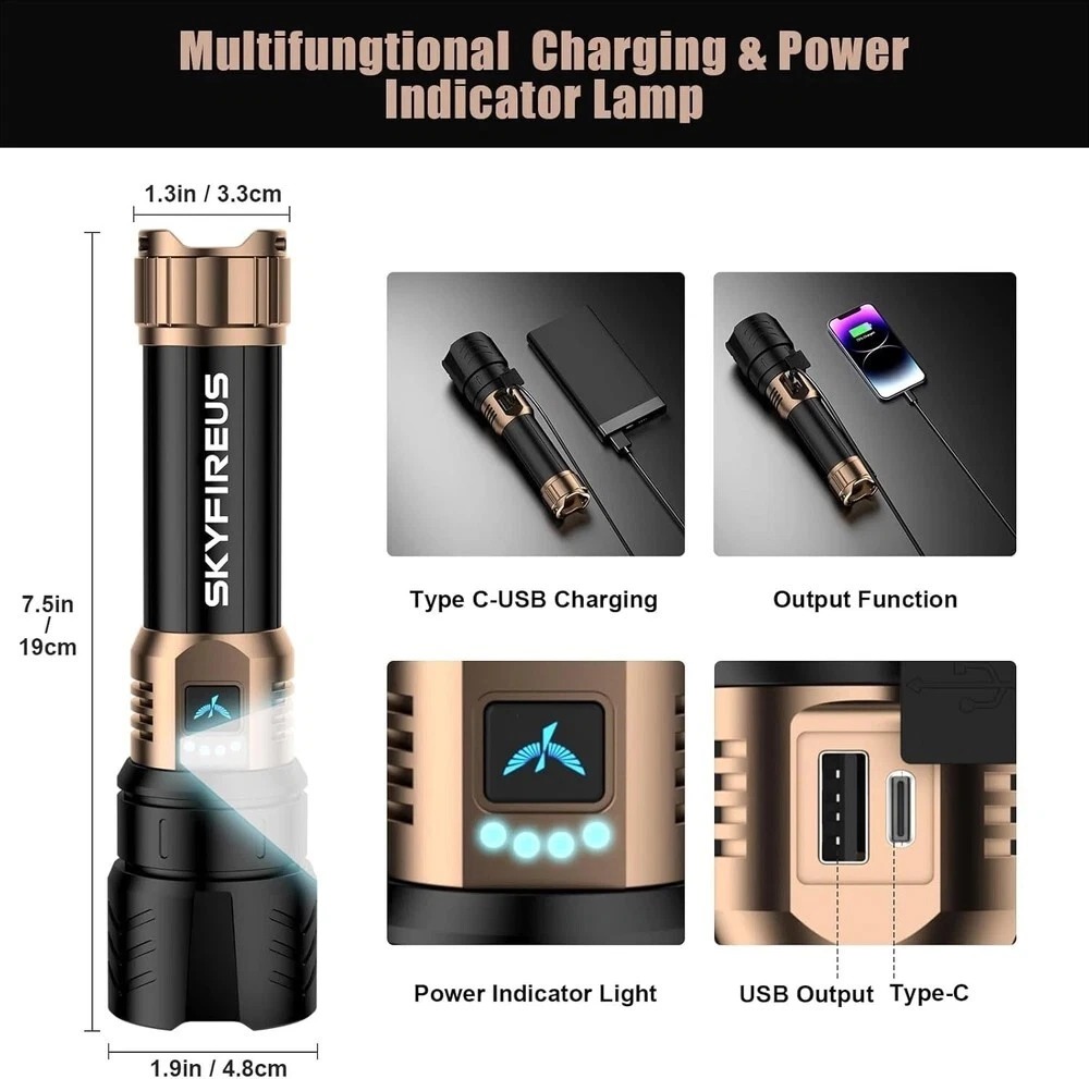 🔥Last Day Sale Price -2025 The Ultimate Survival Flashlight PRO 🔥