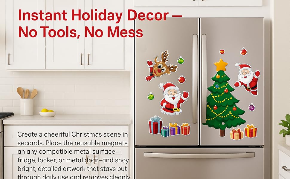 Christmas Magnetic Sticker