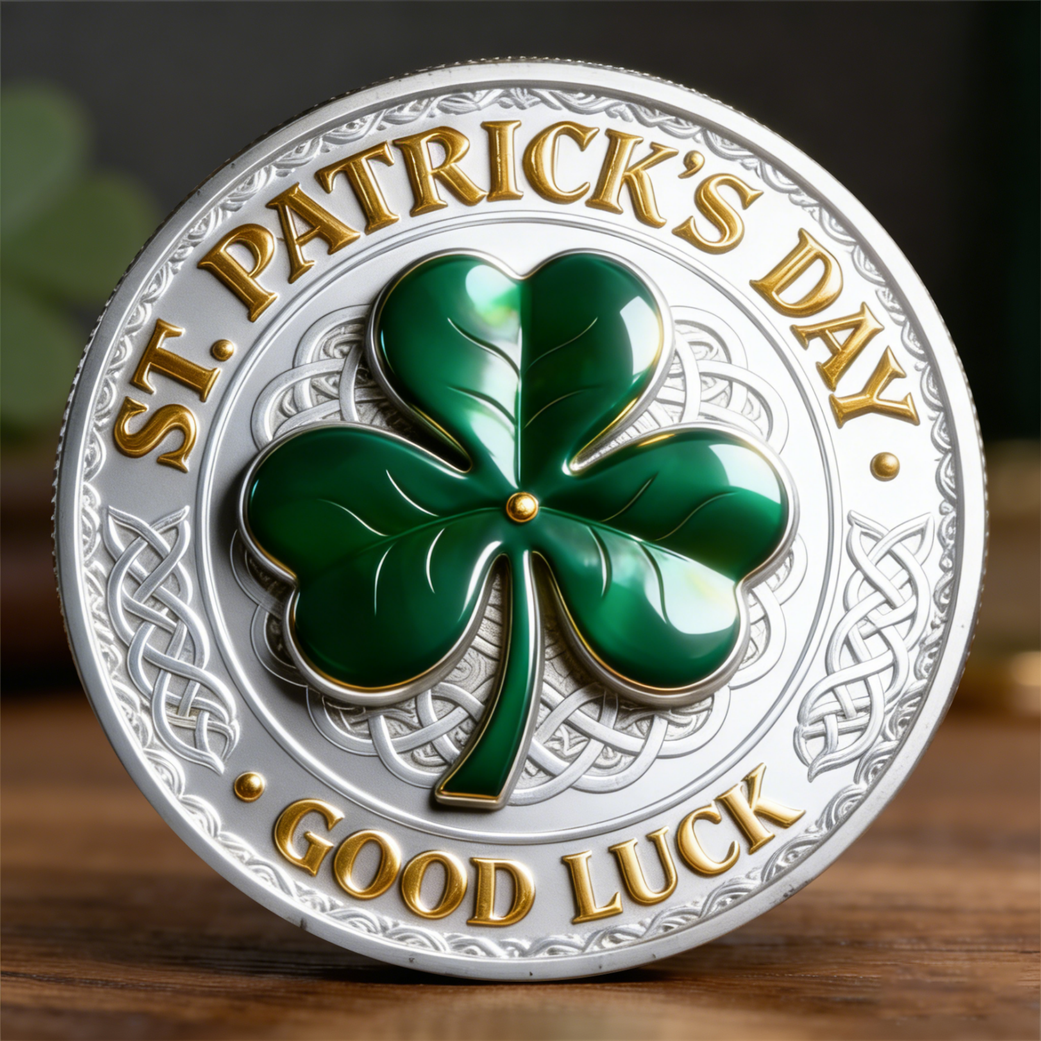 🍀 St. Patrick’s Day Good Luck Commemorative Coin
