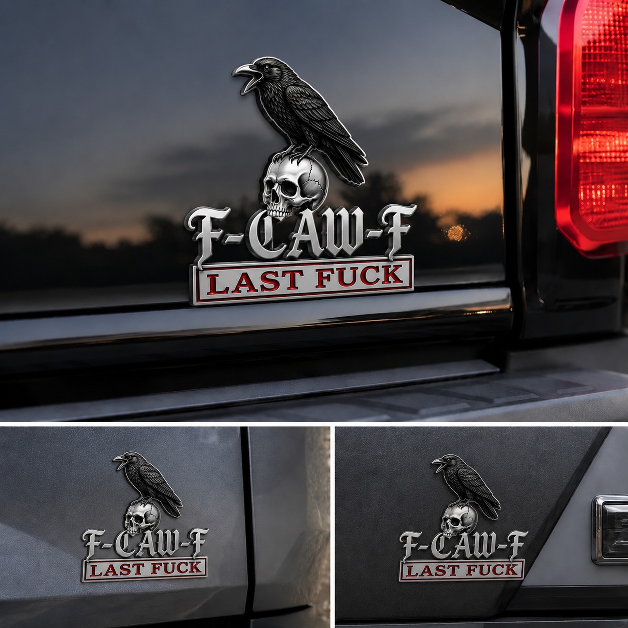 💥The F-CAW-F Car Emblem Metal Badge — For Those Who Laugh at Life and Give Zero F*cks! - Buy 3 Get Extra 20% Off