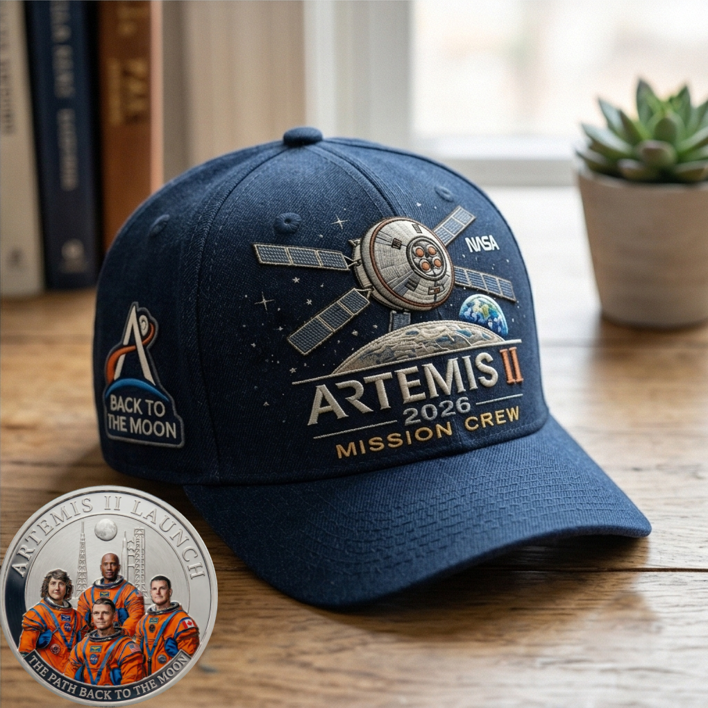🚀Flash Sale 60% OFF 🌕 Artemis II Lunar Mission Commemorative Cap