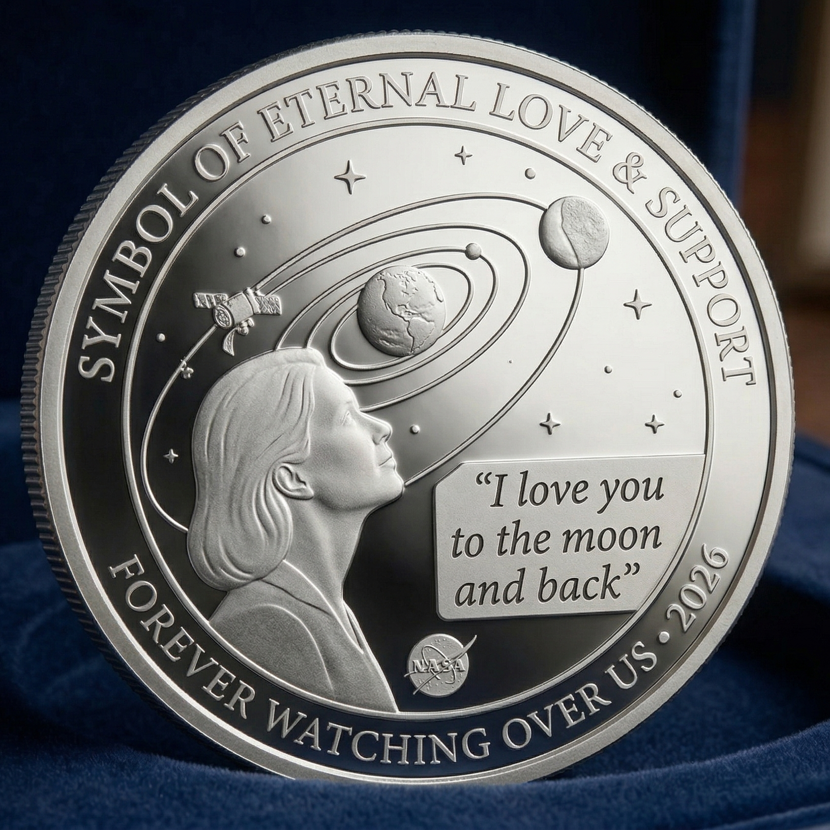 🚀Flash Sale 60% OFF 🌕 Artemis II Lunar Mission Commemorative Coin 🚀🚀