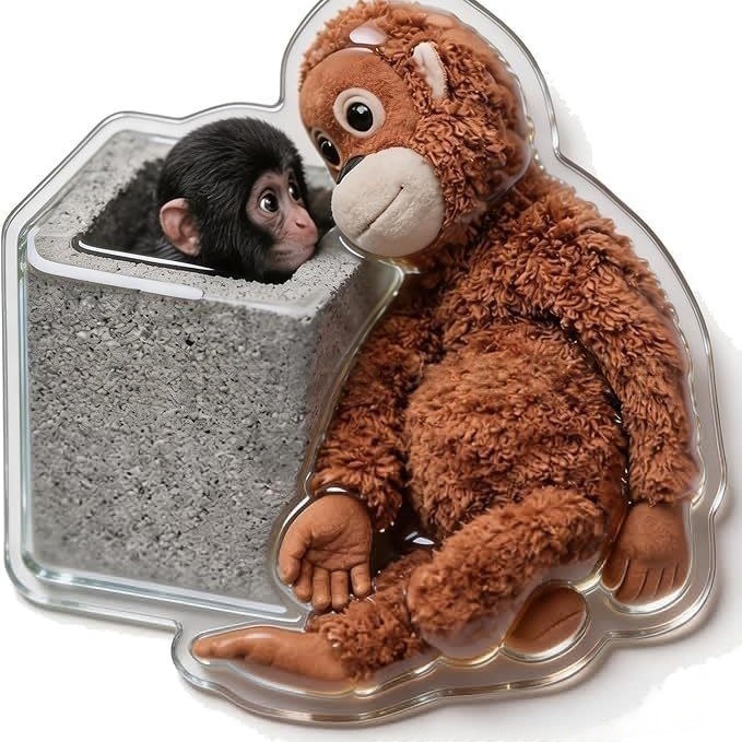 🏆New Year 60% OFF-🐒 Tiny Monkey Comfort Magnets A Little Hug for Your Everyday Life