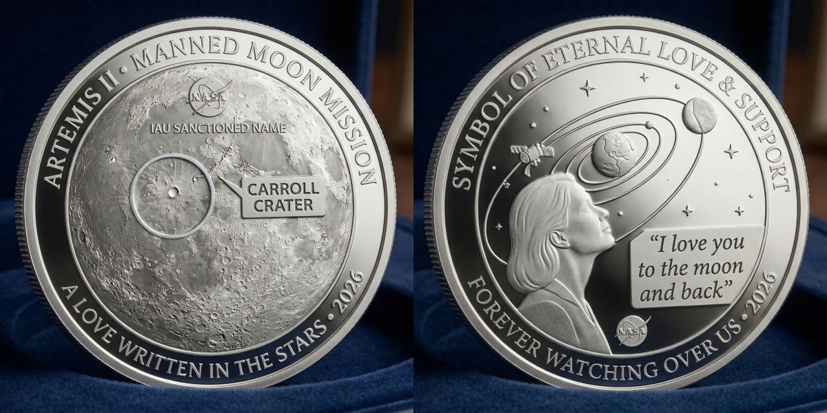 🚀Flash Sale 60% OFF 🌕 Artemis II Lunar Mission Commemorative Coin 🚀🚀