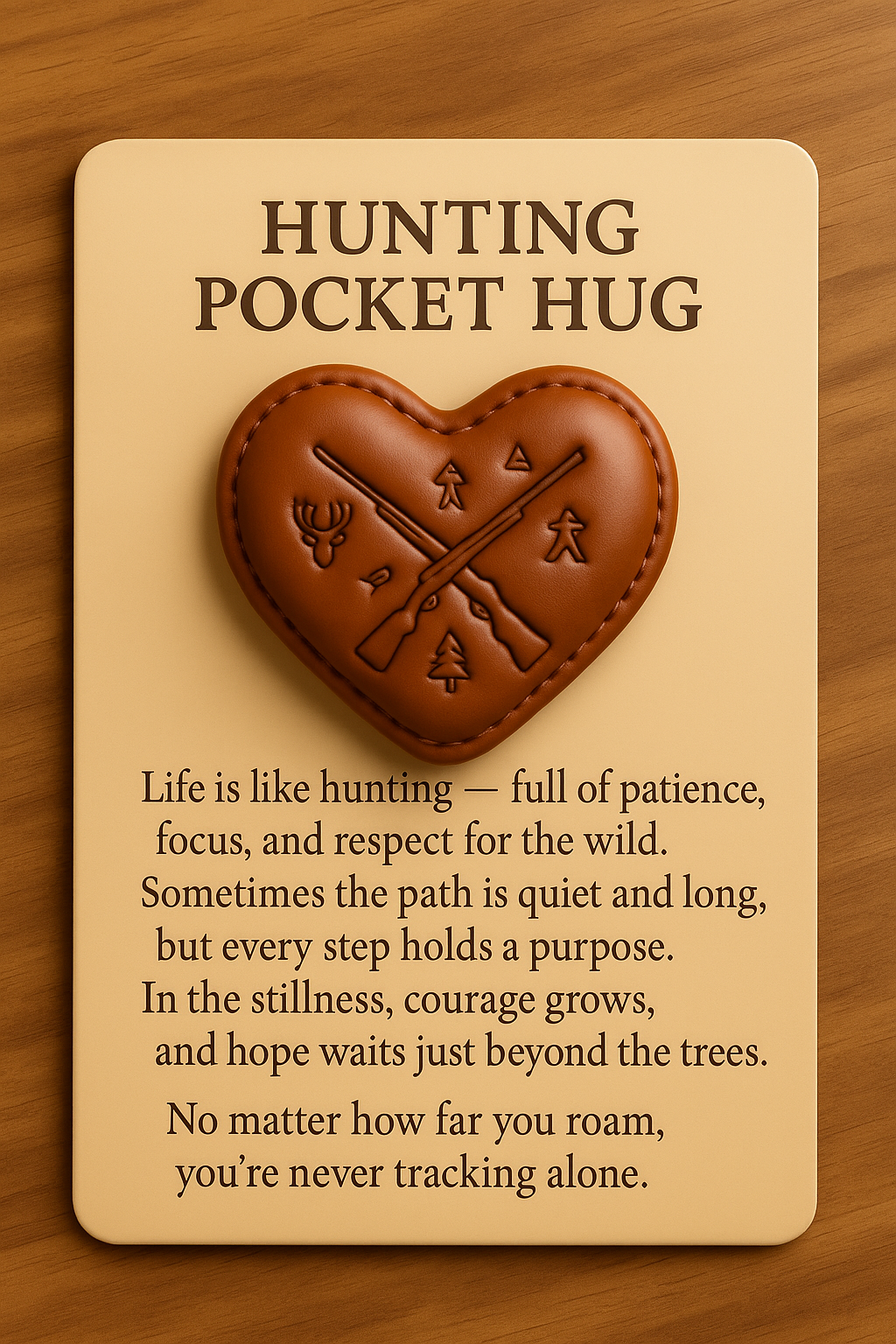 🔥LAST DAY 50% OFF - 🦌 Hunting Pocket Hug ✨ Forged by Nature & Crafted by Hand