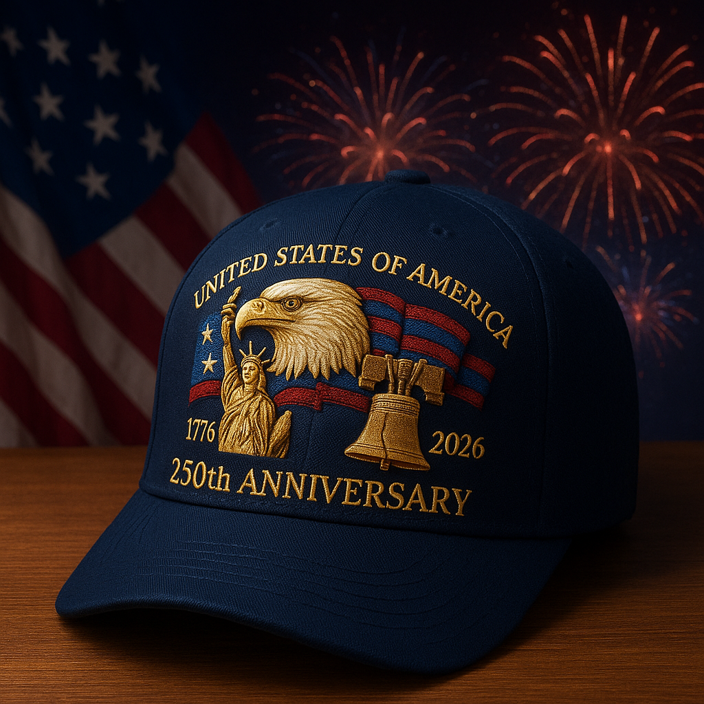 EAGLE & LIBERTY – UNITED STATES 250TH ANNIVERSARY HAT