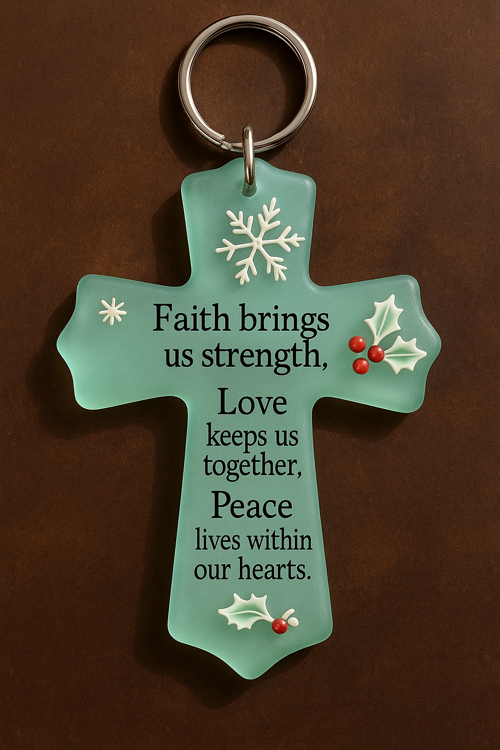 Inspirational Cross Pendants Keychains