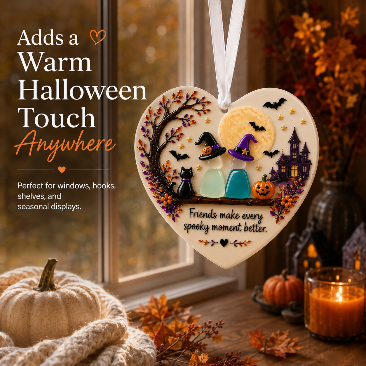 🎃Halloween Early Bird Special Sale 49% OFF-Halloween Friendship Sea Glass Keepsake