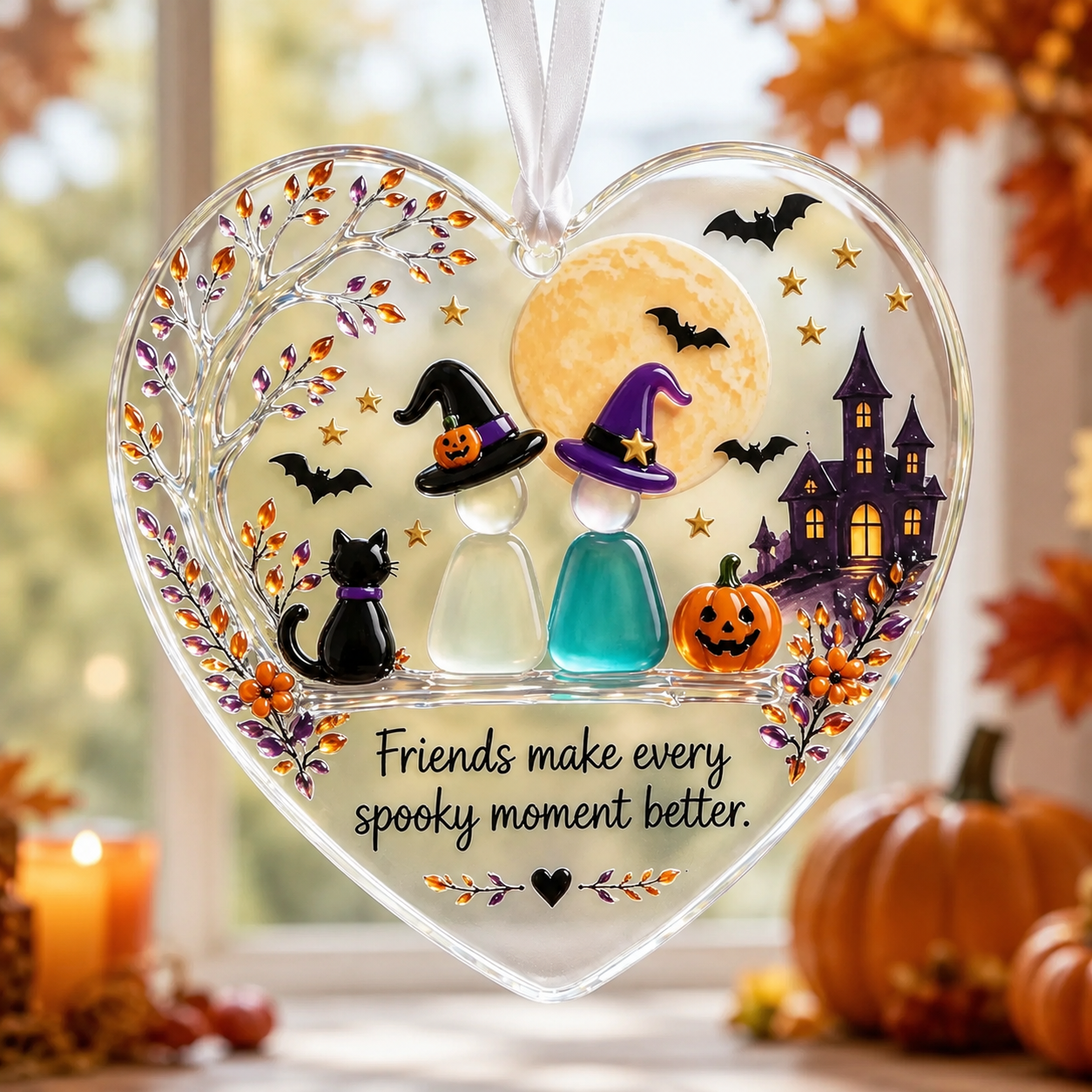 🎃Halloween Early Bird Special Sale 49% OFF-Halloween Friendship Sea Glass Keepsake