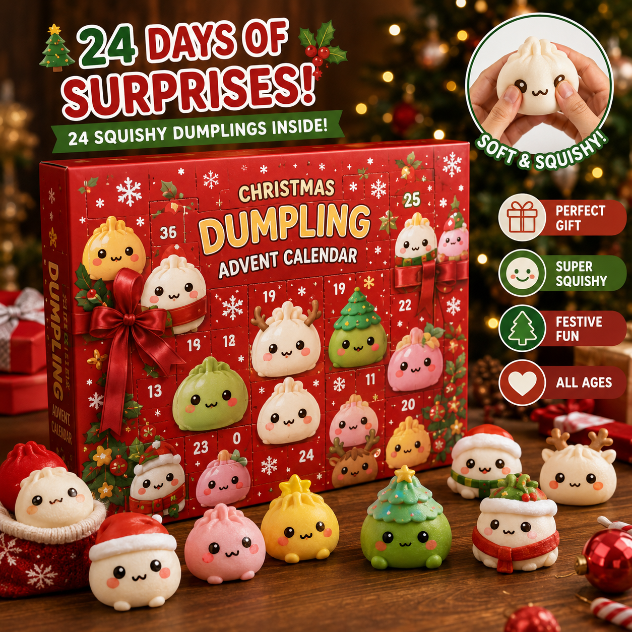 🎄 Christmas Dumpling Advent Calendar