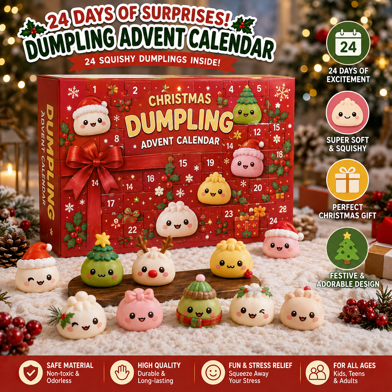 🎄 Christmas Dumpling Advent Calendar
