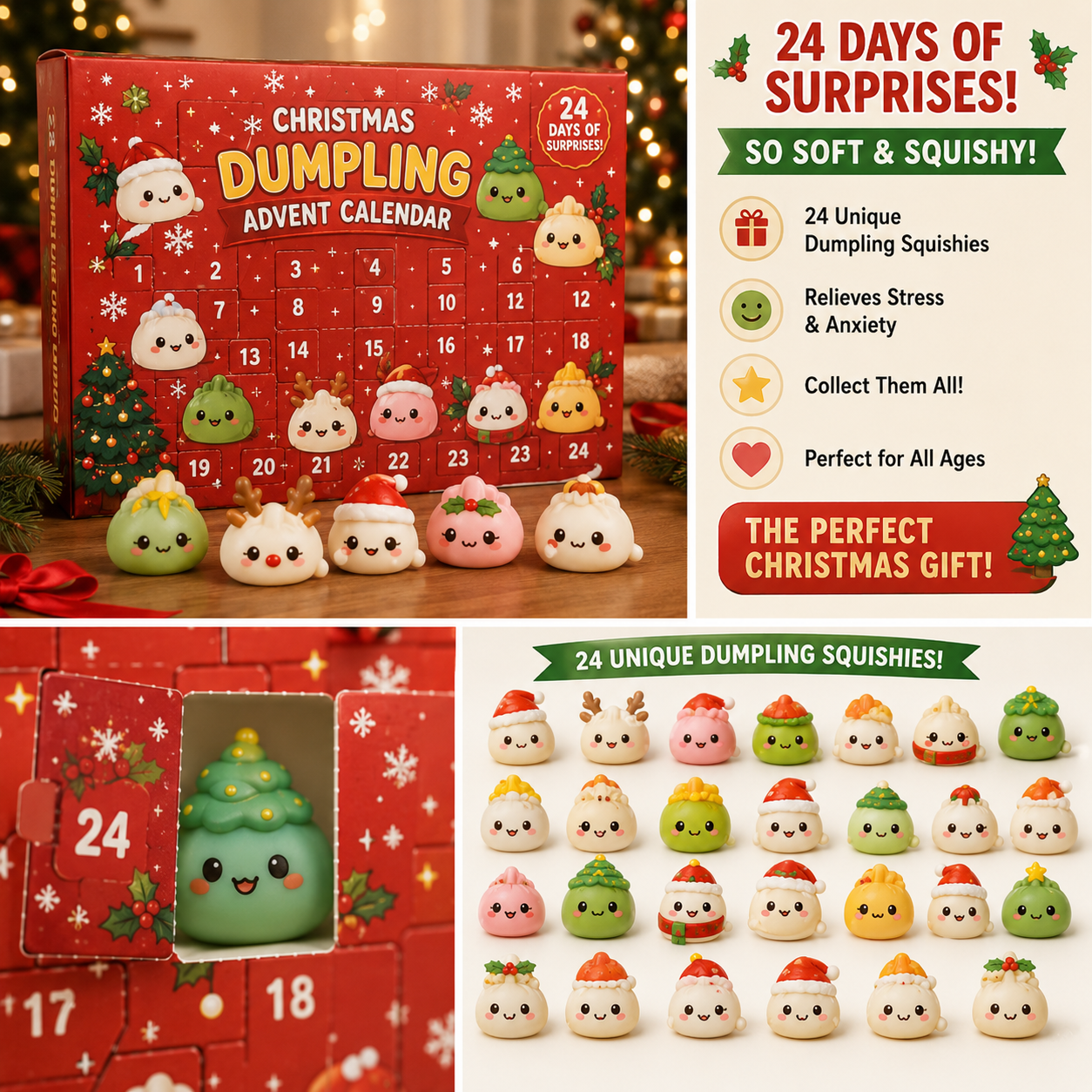 🎄 Christmas Dumpling Advent Calendar